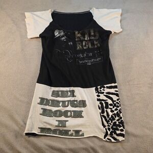 Kid Rock Quilt Sleeping Night Adult Tshirt Medium (No Tag See Measurements) Y2k